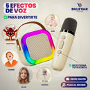PARLANTE KARAOKE CON MICRÓFONO INALÁMBRICO