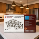 Set de Ollas Swisshome de Acero Quirúrgico con Tetera 13 Piezas