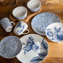 Juego de Vajilla Roberta Allen Botanical Blue 48 Piezas