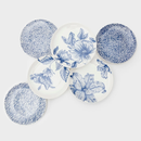 Juego de Vajilla Roberta Allen Botanical Blue 48 Piezas